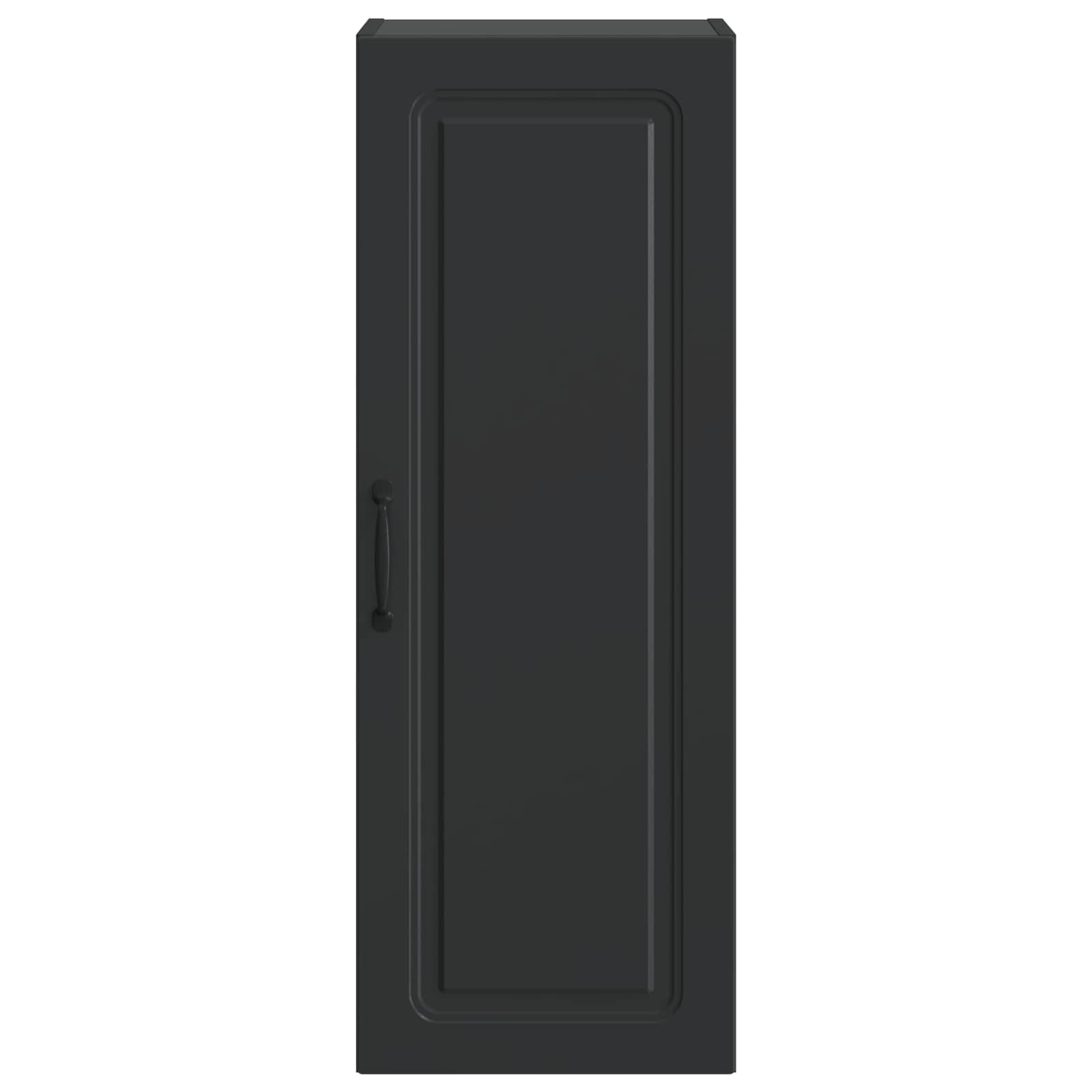 vidaXL Szafka ścienna 33 x 34,5 x 90 cm Drewno inżynieryjne Czarny