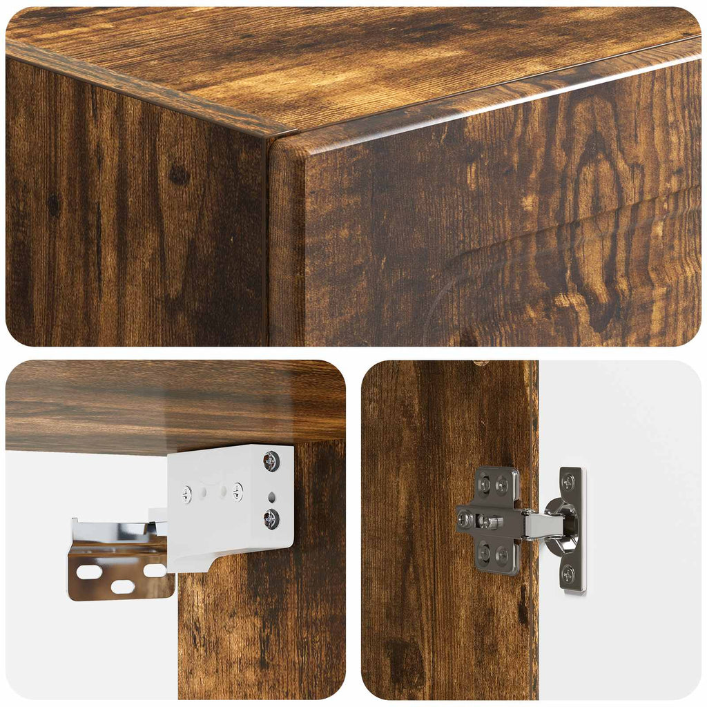 vidaXL Szafka ścienna 33 x 34,5 x 90 cm Drewno inżynieryjne
