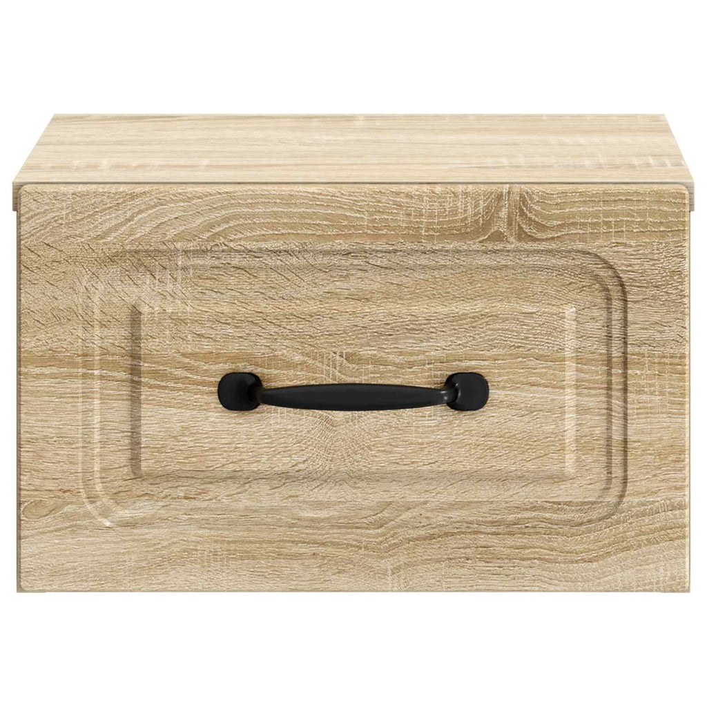vidaXL Wisząca Szafka Nocna z szufladą dąb Sonoma 34,5 x 33 x 20 cm
