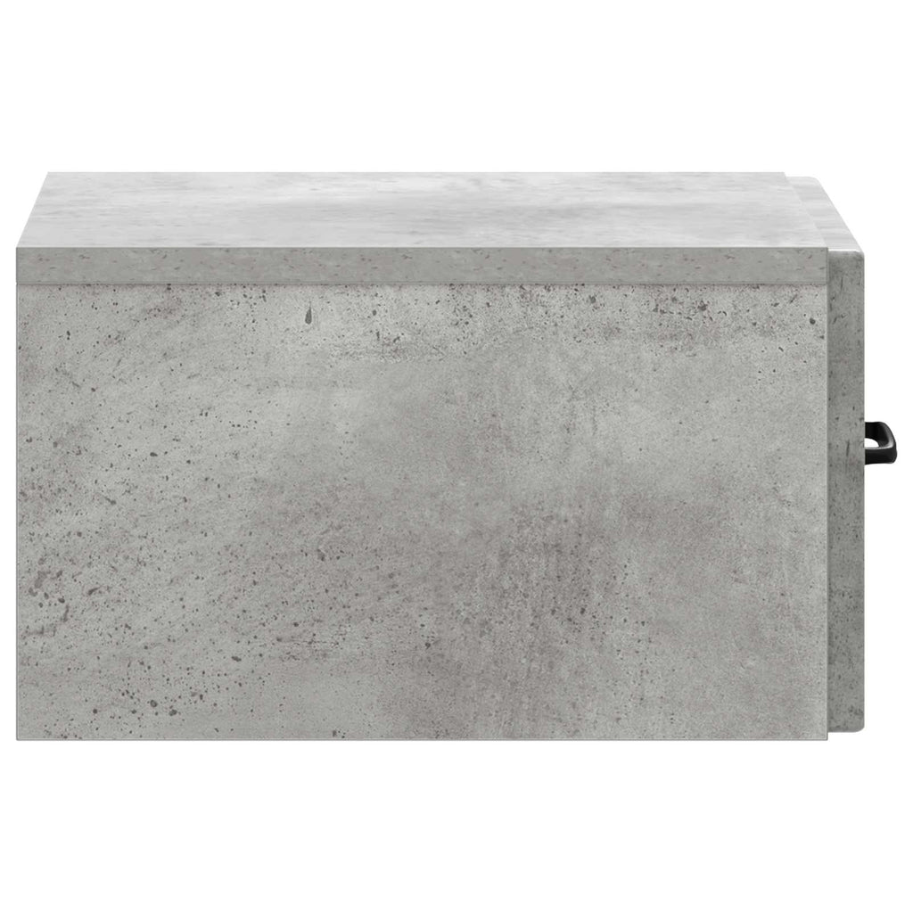 vidaXL Wisząca Szafka Nocna Betonowy szary 34,5 x 33 x 20 cm