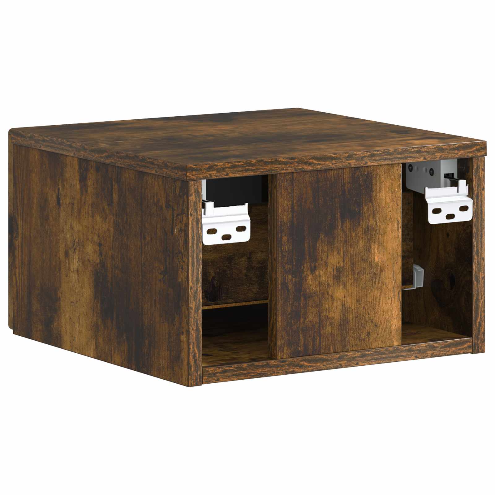 vidaXL Wisząca Szafka Nocna 2 pcs Dąb wędzony 34,5 x 33 x 20 cm