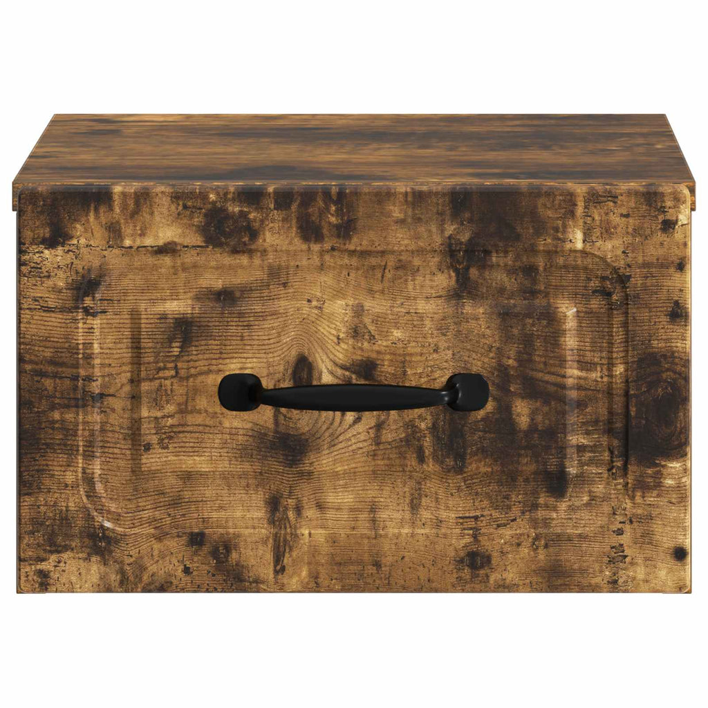 vidaXL Wisząca Szafka Nocna 2 pcs Dąb wędzony 34,5 x 33 x 20 cm
