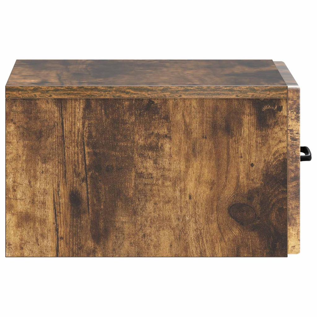 vidaXL Wisząca Szafka Nocna 2 pcs Dąb wędzony 34,5 x 33 x 20 cm