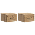 vidaXL Wisząca Szafka Nocna 2 pcs Dąb artisan 34,5 x 33 x 20 cm