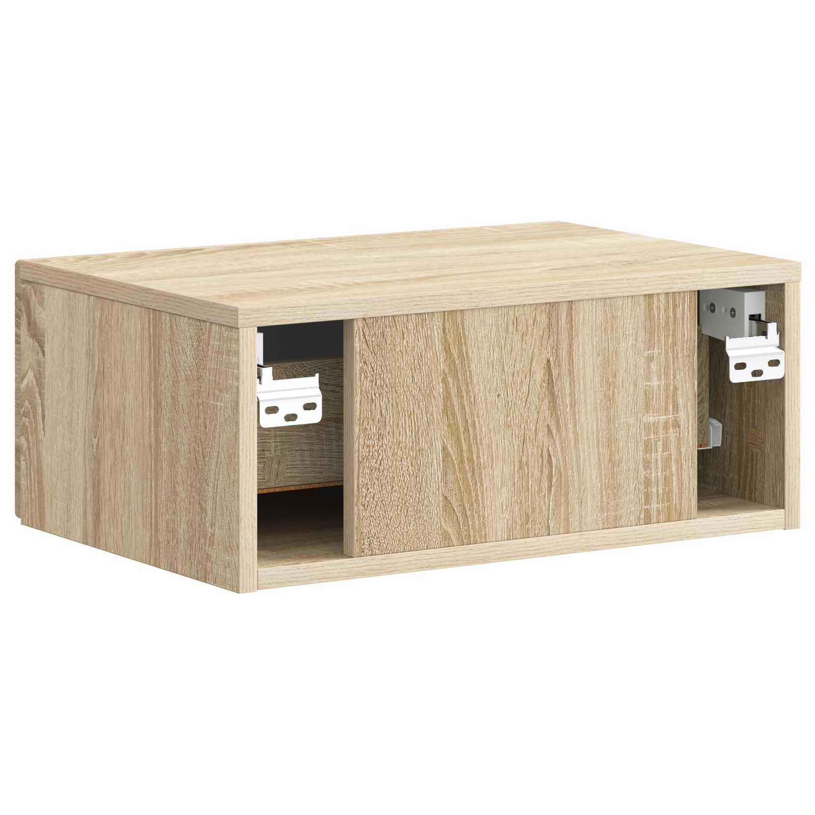 vidaXL Wisząca Szafka Nocna z szufladą dąb Sonoma 49 x 34,5 x 20 cm