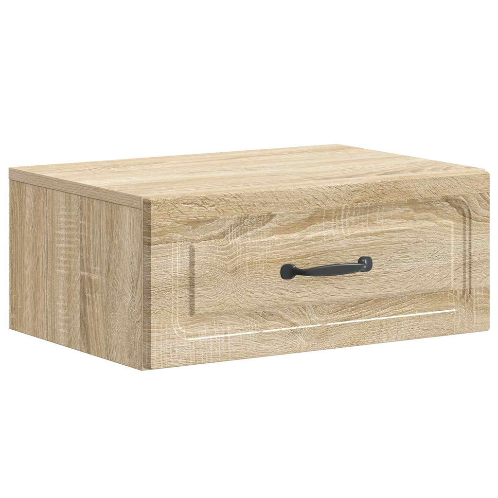 vidaXL Wisząca Szafka Nocna 2 pcs dąb Sonoma 49 x 34,5 x 20 cm