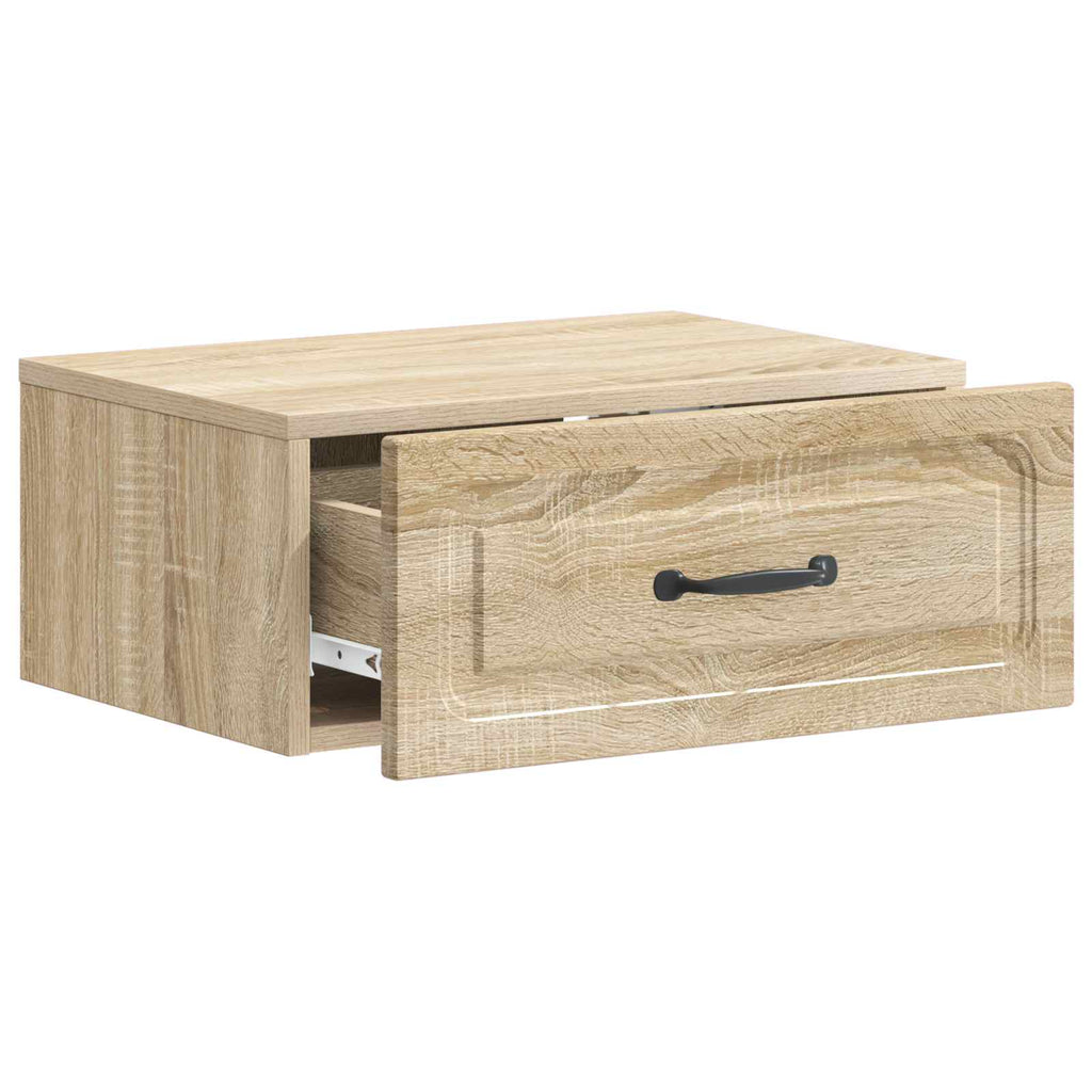 vidaXL Wisząca Szafka Nocna 2 pcs dąb Sonoma 49 x 34,5 x 20 cm