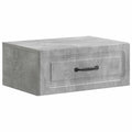vidaXL Wisząca Szafka Nocna Betonowy szary 49 x 34,5 x 20 cm
