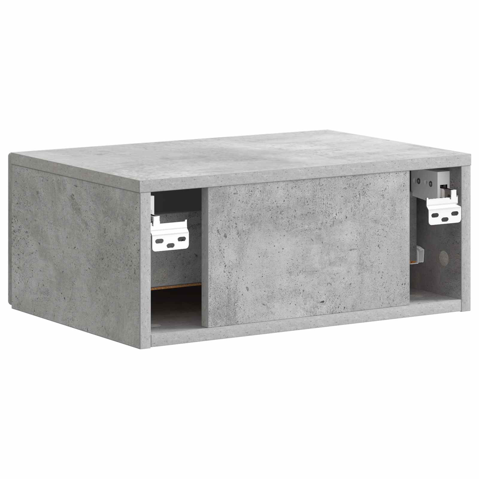 vidaXL Wisząca Szafka Nocna 2 pcs Betonowy szary 49 x 34,5 x 20 cm