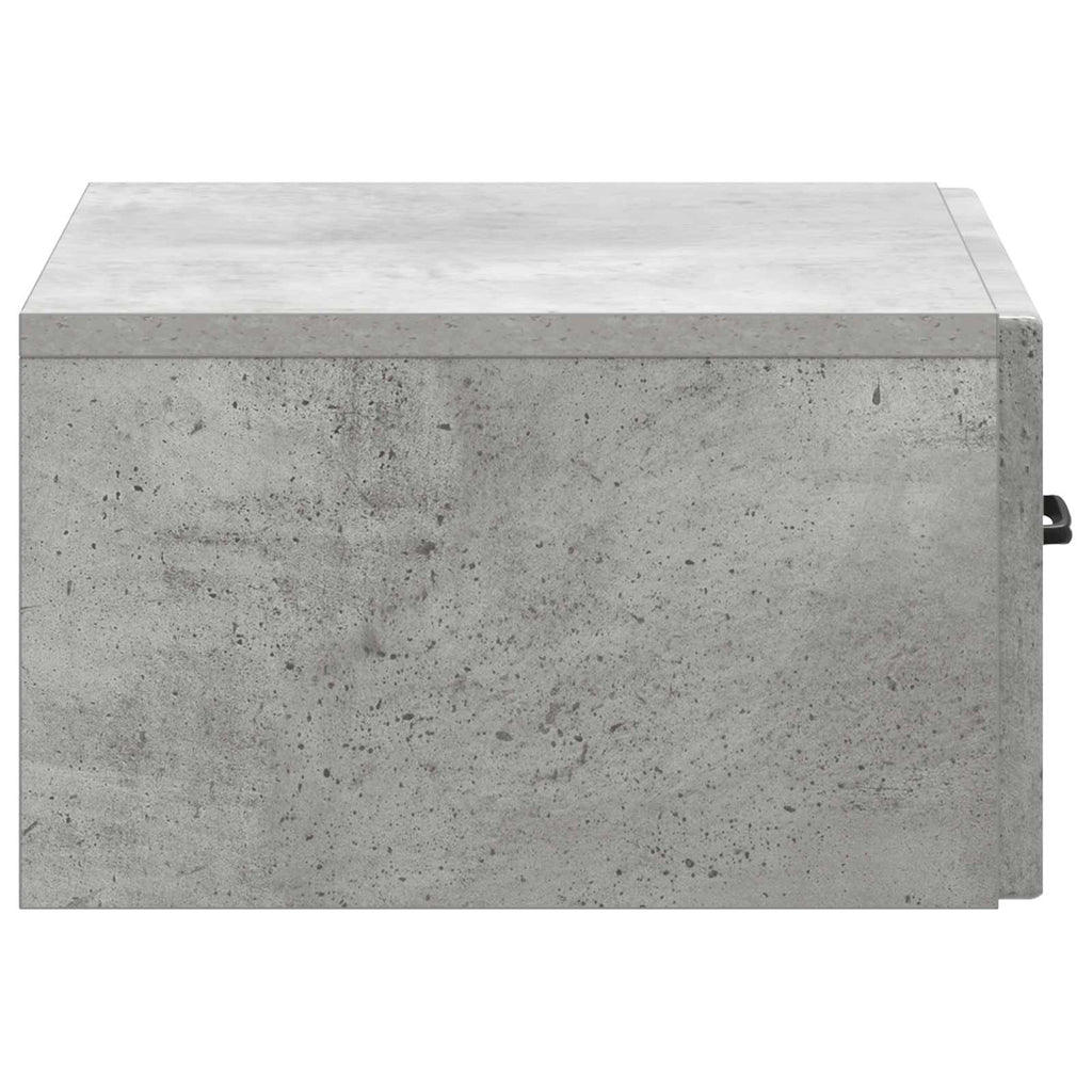 vidaXL Wisząca Szafka Nocna 2 pcs Betonowy szary 49 x 34,5 x 20 cm