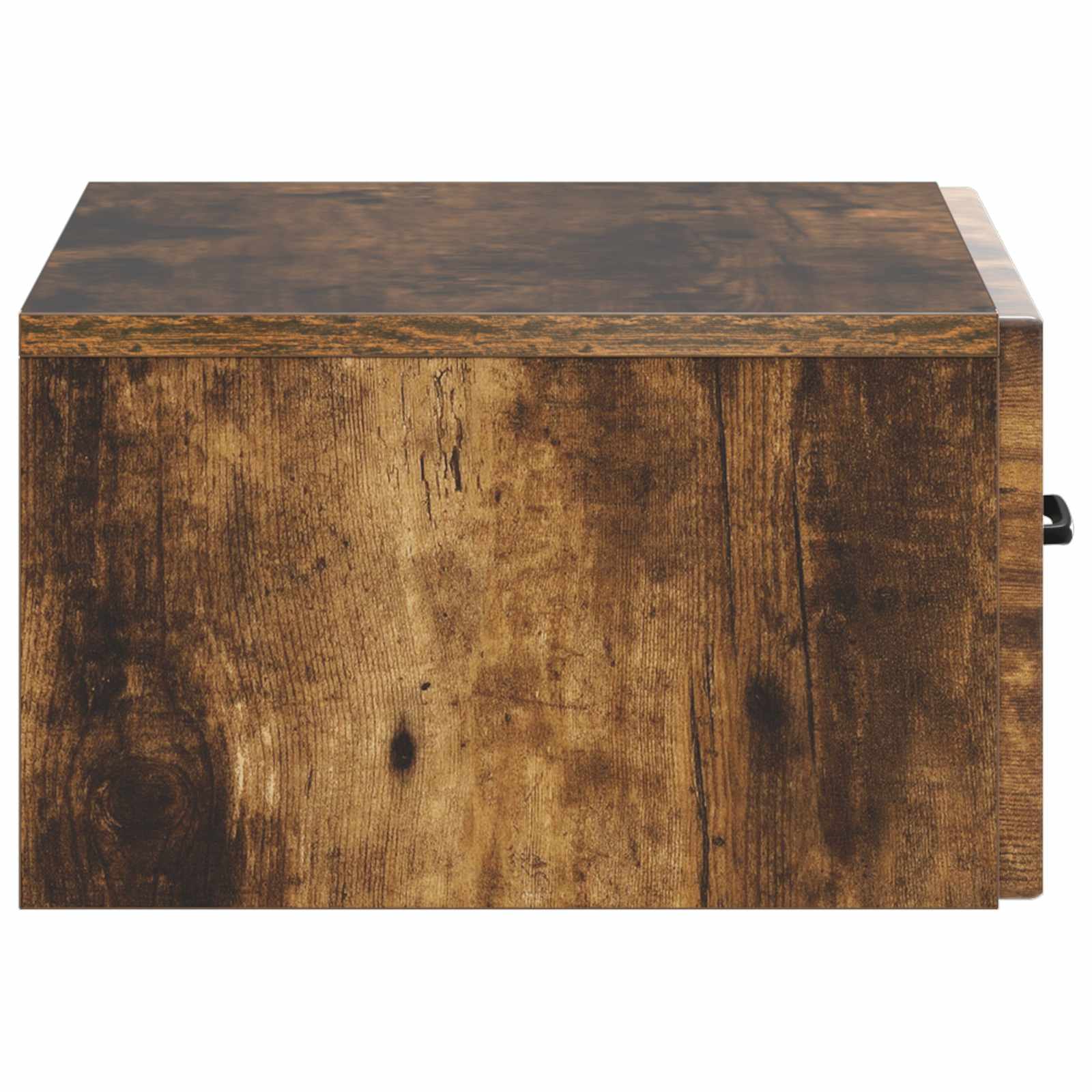 vidaXL Wisząca Szafka Nocna z szufladą Dąb wędzony 49 x 34,5 x 20 cm