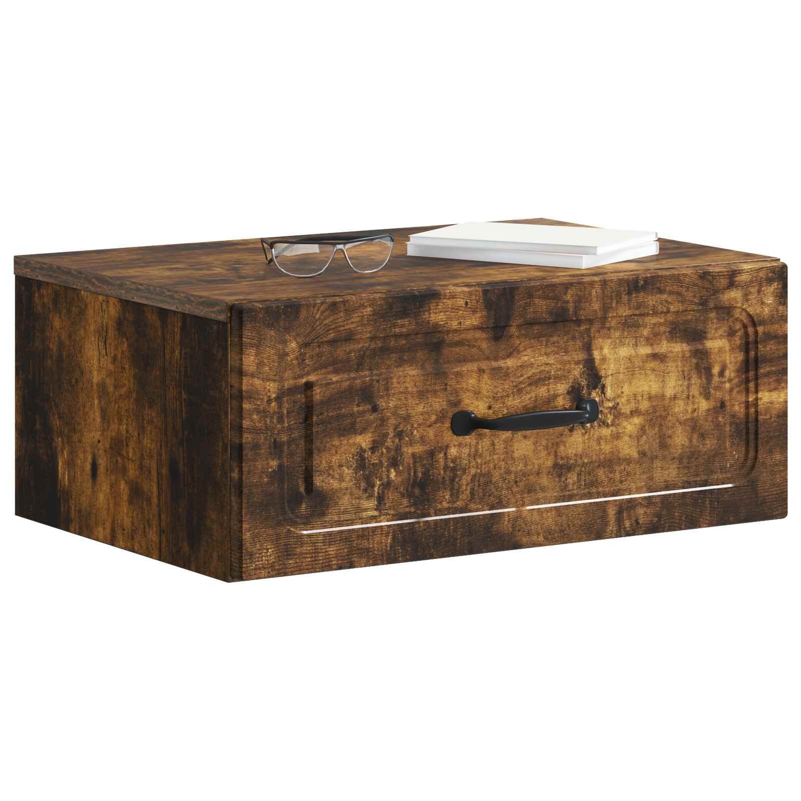 vidaXL Wisząca Szafka Nocna 2 pcs Dąb wędzony 49 x 34,5 x 20 cm