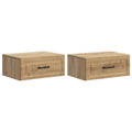 vidaXL Wisząca Szafka Nocna 2 pcs Dąb artisan 49 x 34,5 x 20 cm