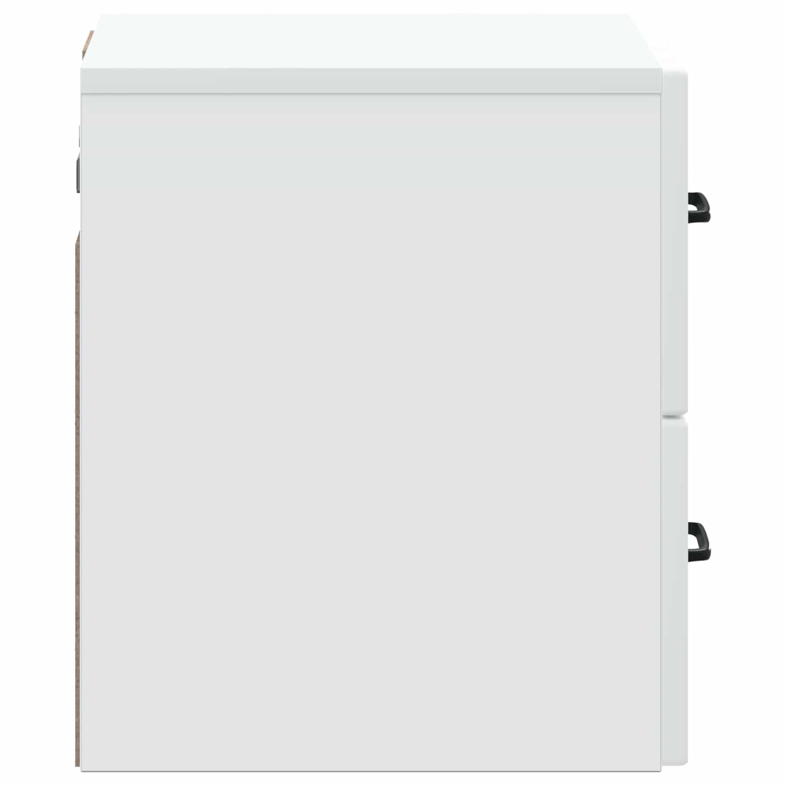 vidaXL Wisząca Szafka Nocna z szufladą Biały 34,5 x 33 x 40 cm