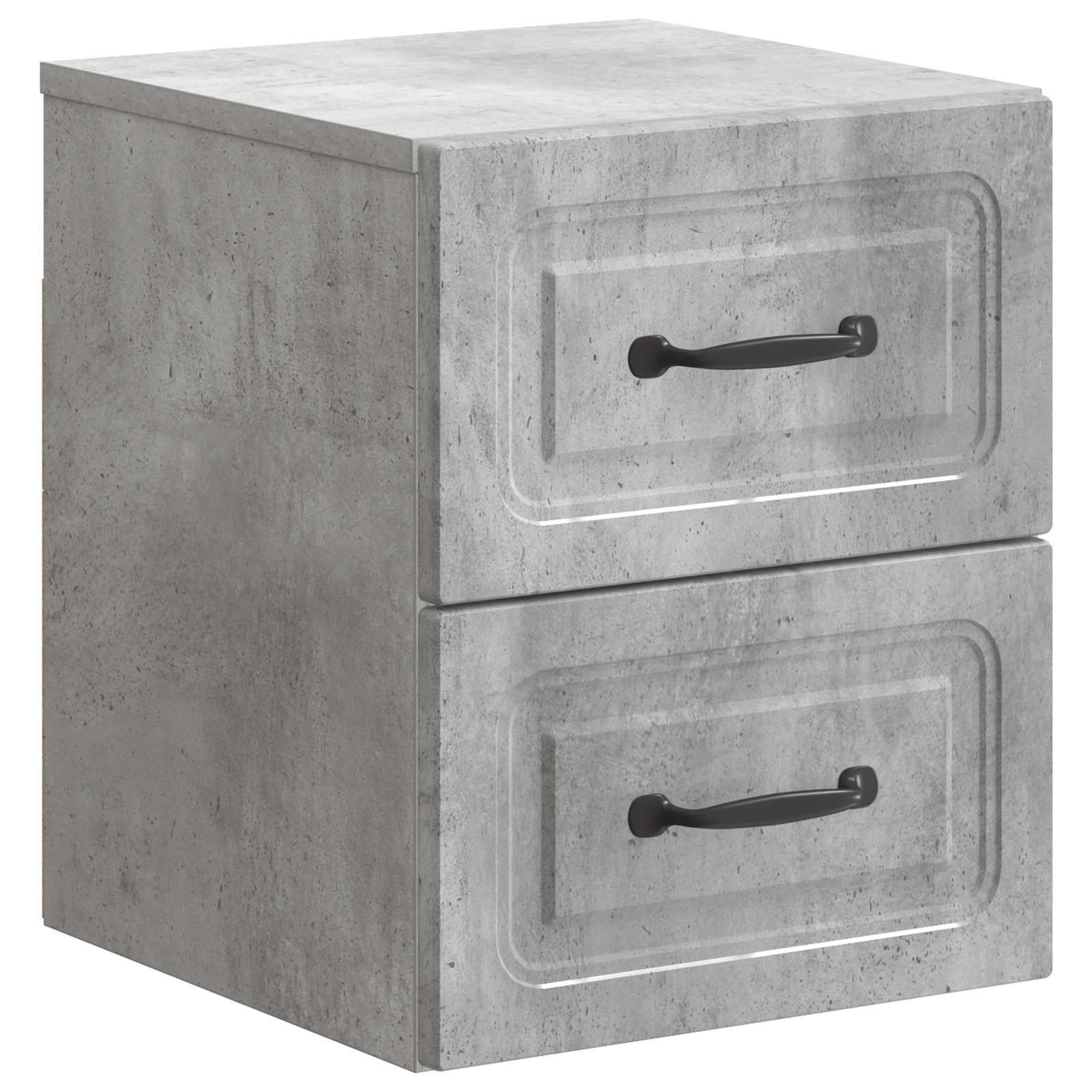 vidaXL Wisząca Szafka Nocna 2 pcs Betonowy szary 34,5 x 33 x 40 cm