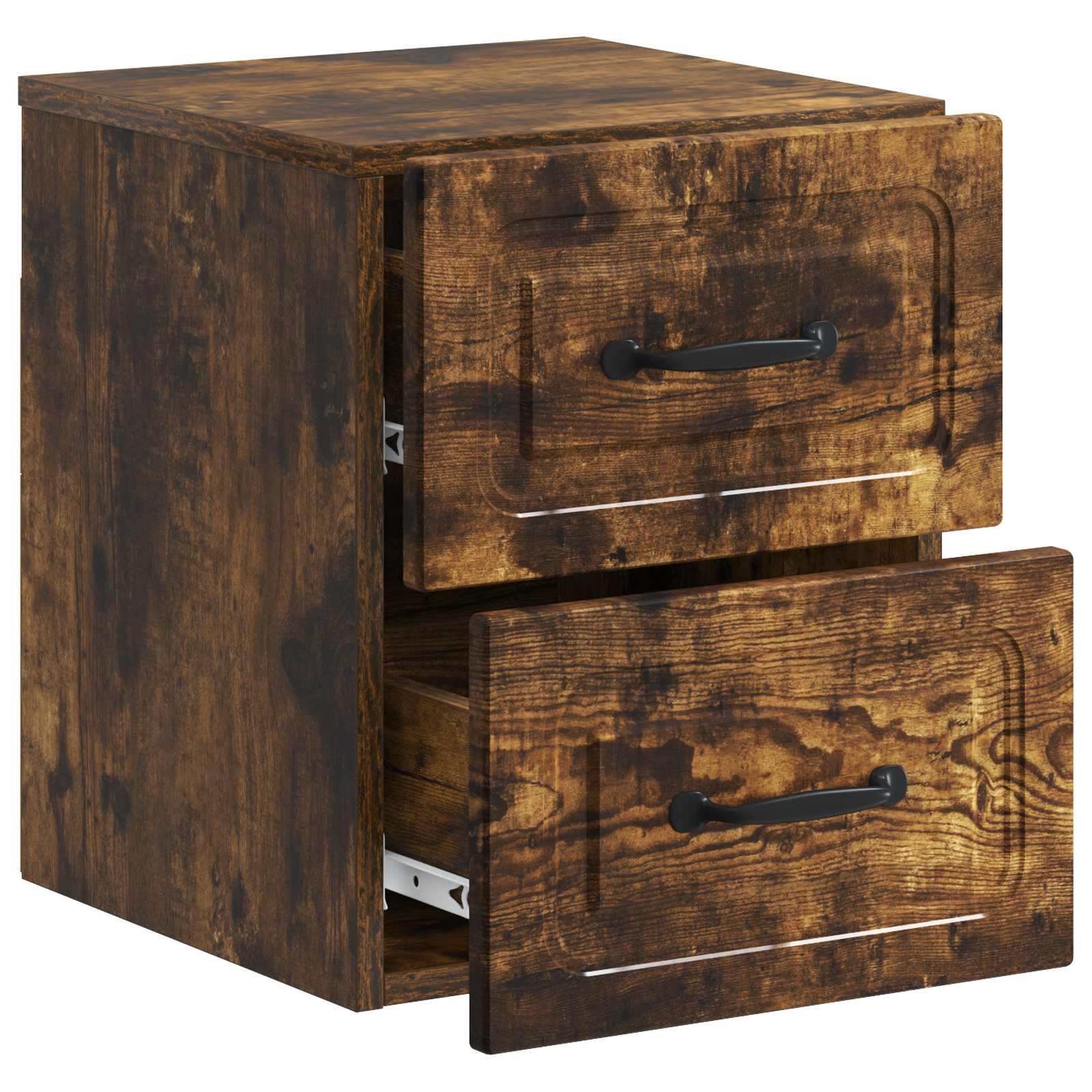 vidaXL Wisząca Szafka Nocna 2 pcs Dąb wędzony 34,5 x 33 x 40 cm