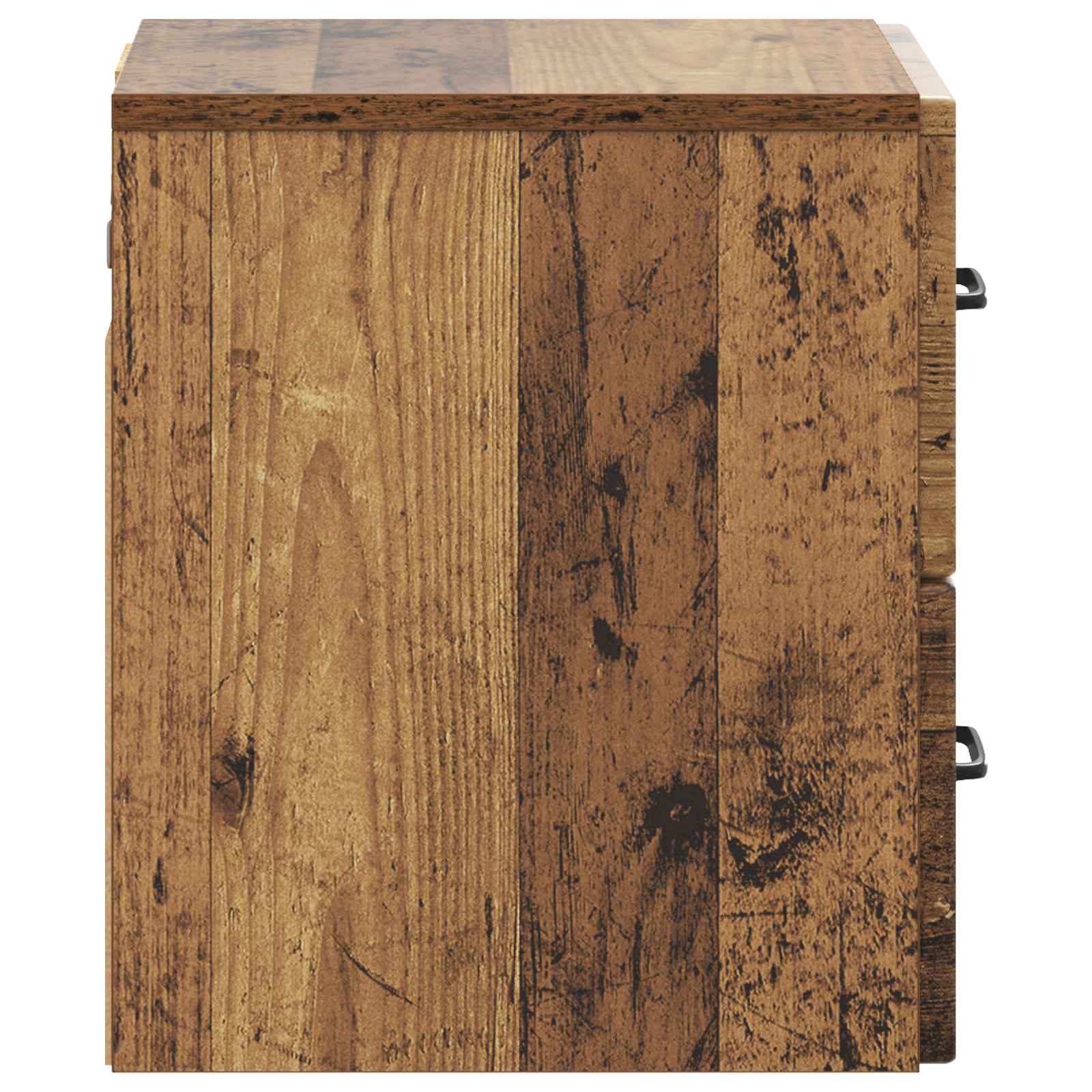 vidaXL Wisząca Szafka Nocna 2 pcs Stare drewno 34,5 x 33 x 40 cm