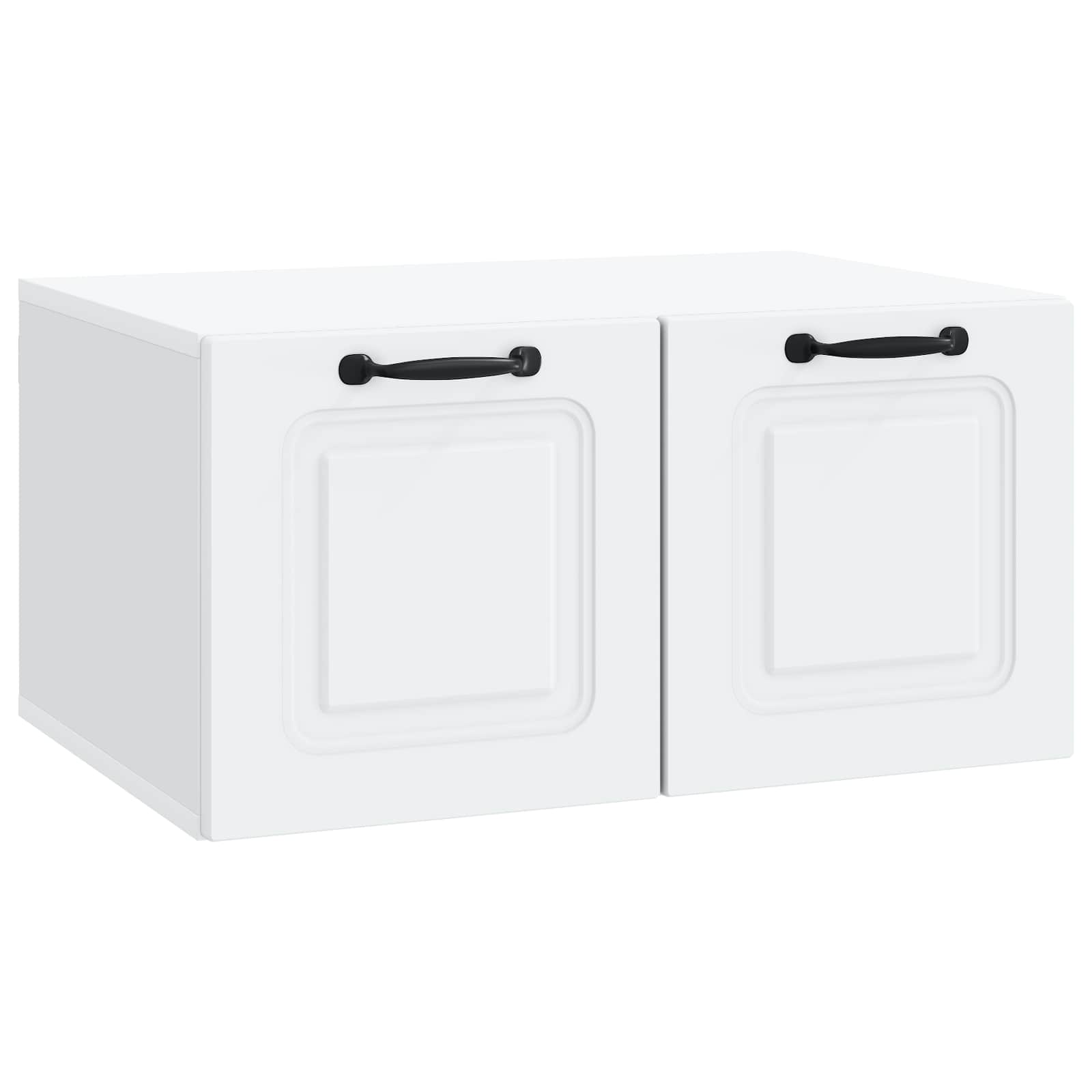 vidaXL Szafka RTV montowana na ścianie Biały 59,5 x 41 x 30 cm