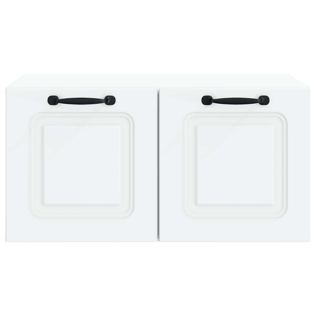 vidaXL Szafka RTV montowana na ścianie Biały 59,5 x 41 x 30 cm