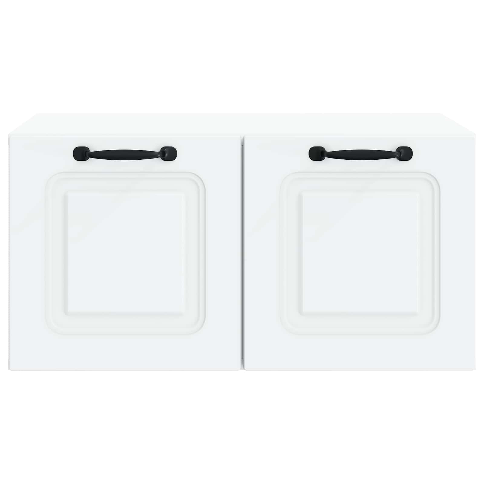 vidaXL Szafka RTV montowana na ścianie Biały 59,5 x 41 x 30 cm