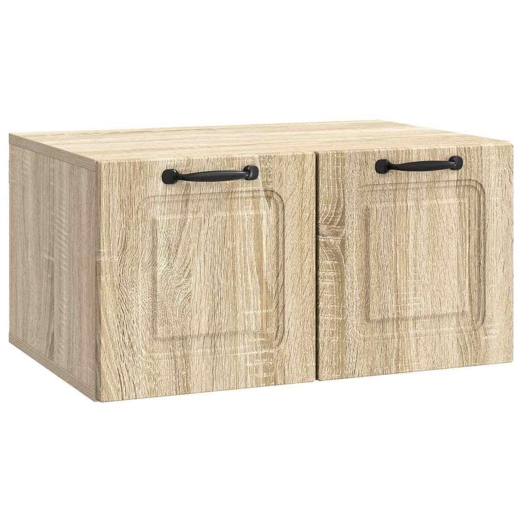 vidaXL Szafka RTV montowana na ścianie dąb Sonoma 59,5 x 41 x 30 cm