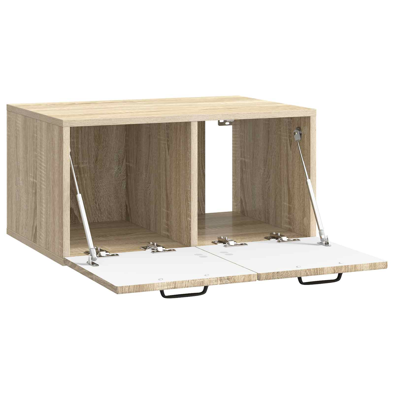 vidaXL Szafka RTV montowana na ścianie dąb Sonoma 59,5 x 41 x 30 cm