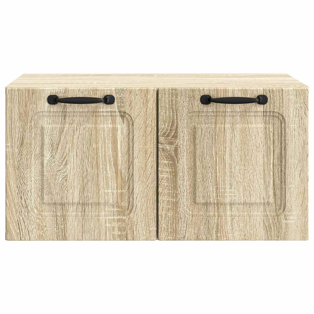vidaXL Szafka RTV montowana na ścianie dąb Sonoma 59,5 x 41 x 30 cm