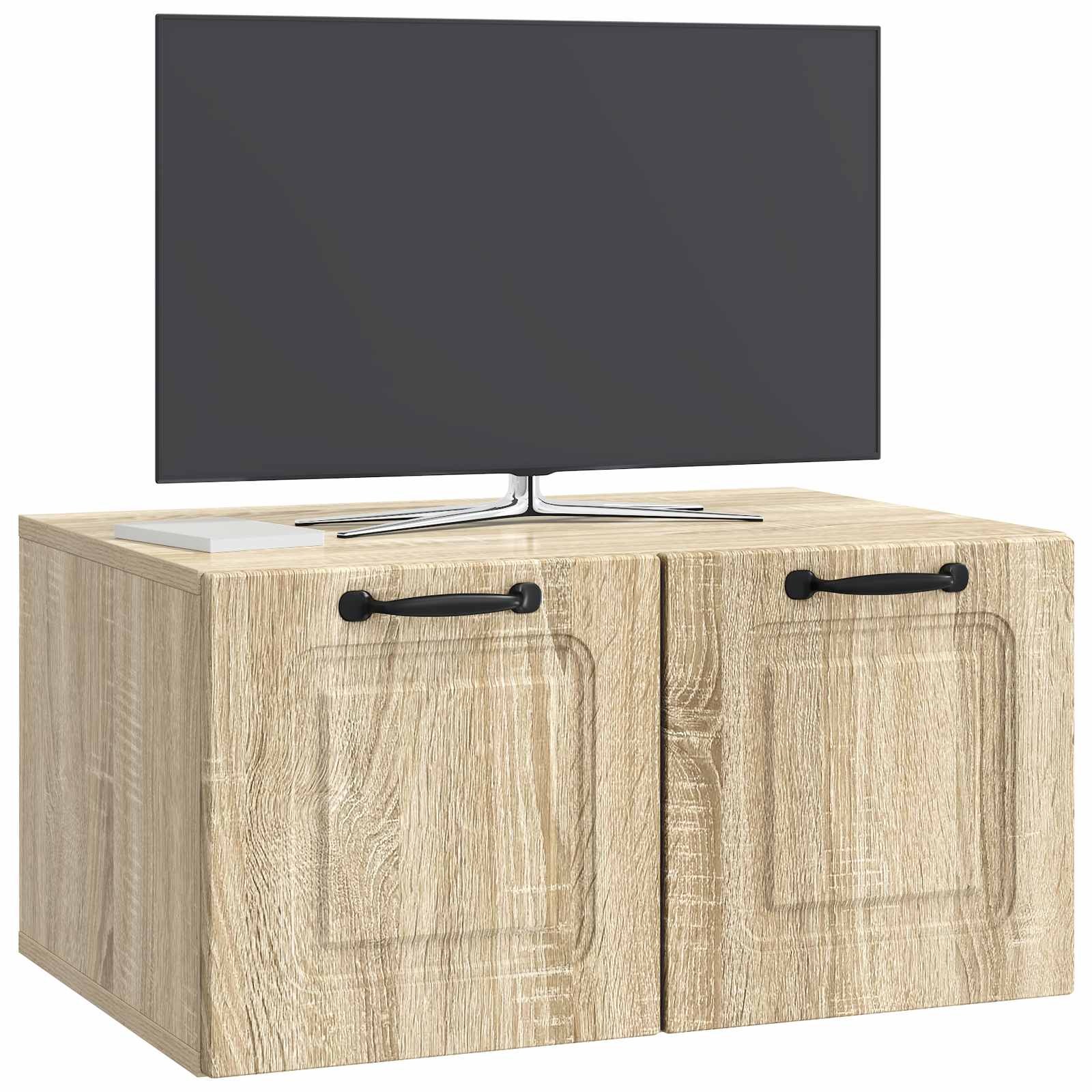 vidaXL Szafka RTV montowana na ścianie dąb Sonoma 59,5 x 41 x 30 cm
