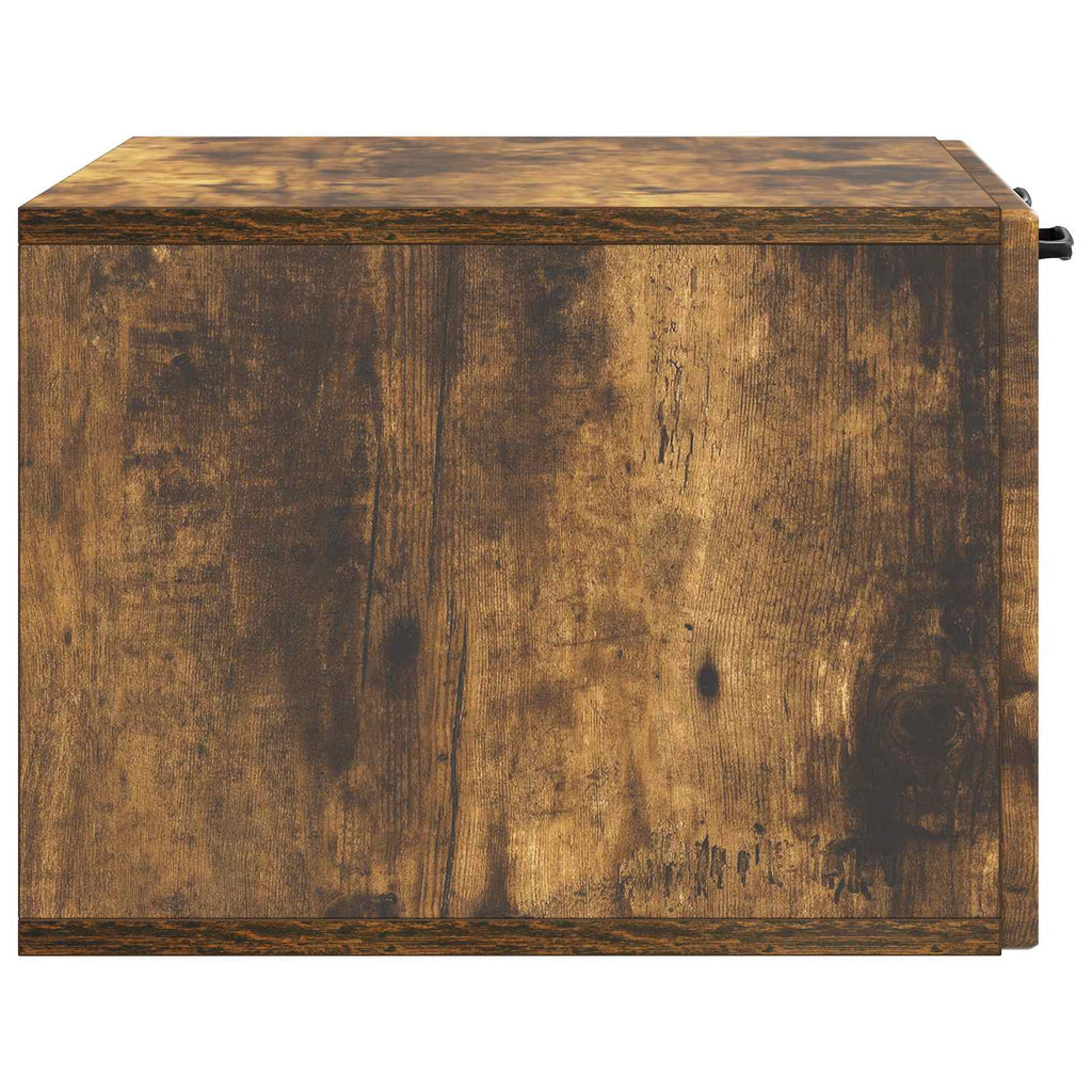 vidaXL Szafka RTV montowana na ścianie Dąb wędzony 59,5 x 41 x 30 cm