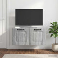 vidaXL Szafka RTV montowana na ścianie Szary Sonoma 59,5 x 41 x 30 cm
