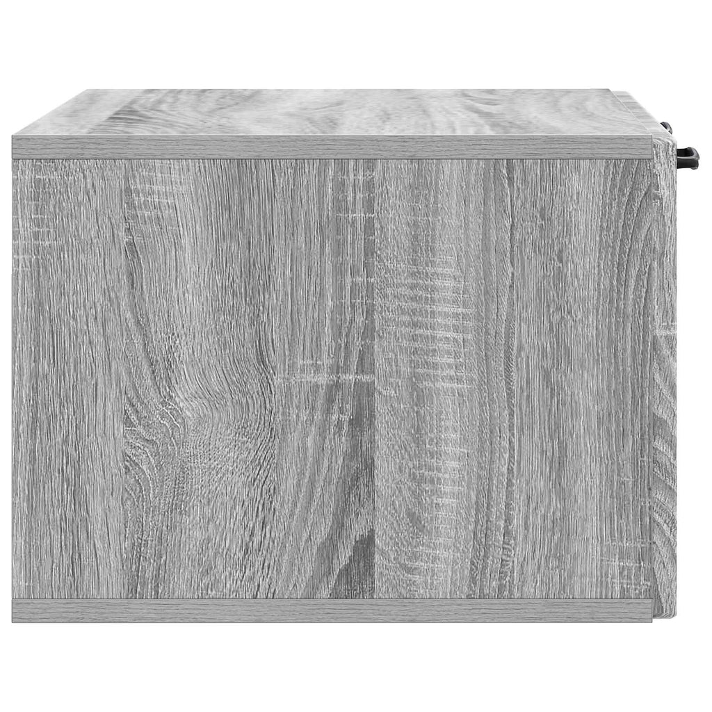 vidaXL Szafka RTV montowana na ścianie Szary Sonoma 59,5 x 41 x 30 cm
