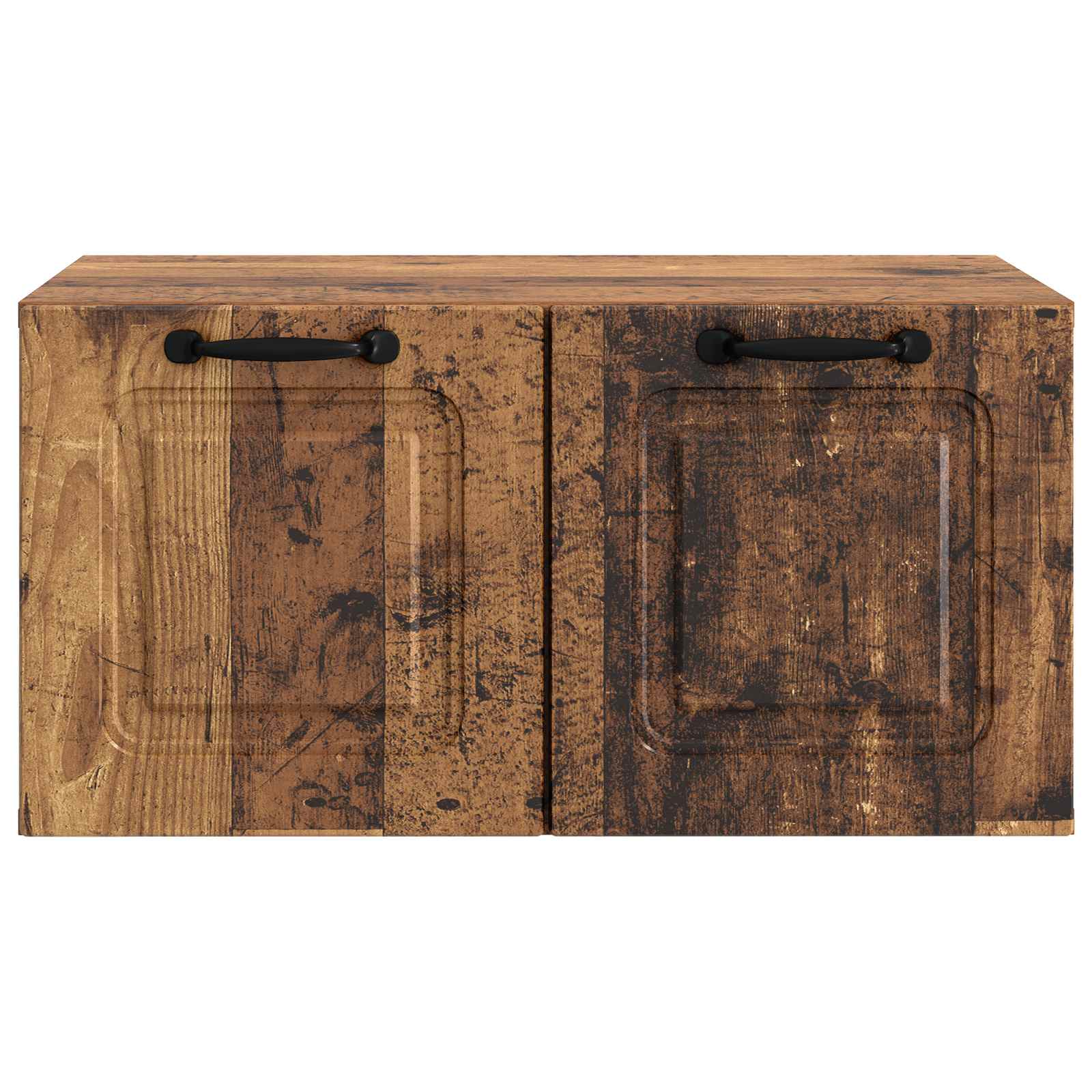vidaXL Szafka RTV montowana na ścianie Stare drewno 59,5 x 41 x 30 cm