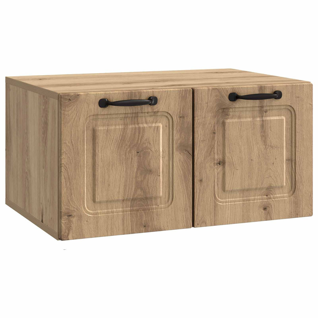 vidaXL Szafka RTV montowana na ścianie Dąb artisan 59,5 x 41 x 30 cm
