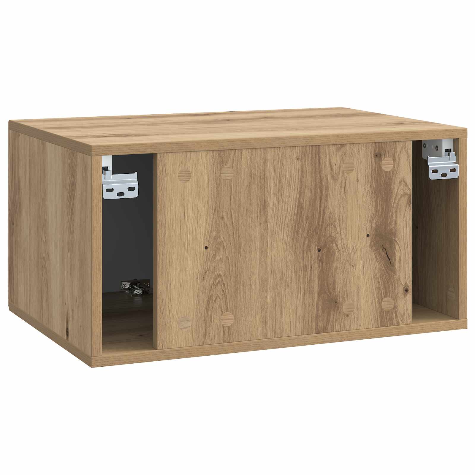 vidaXL Szafka RTV montowana na ścianie Dąb artisan 59,5 x 41 x 30 cm
