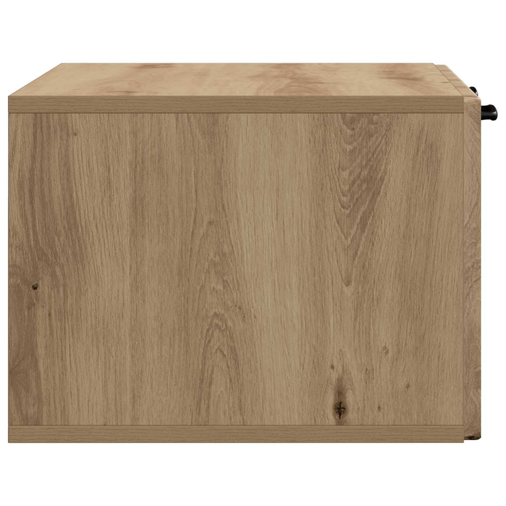 vidaXL Szafka RTV montowana na ścianie Dąb artisan 59,5 x 41 x 30 cm