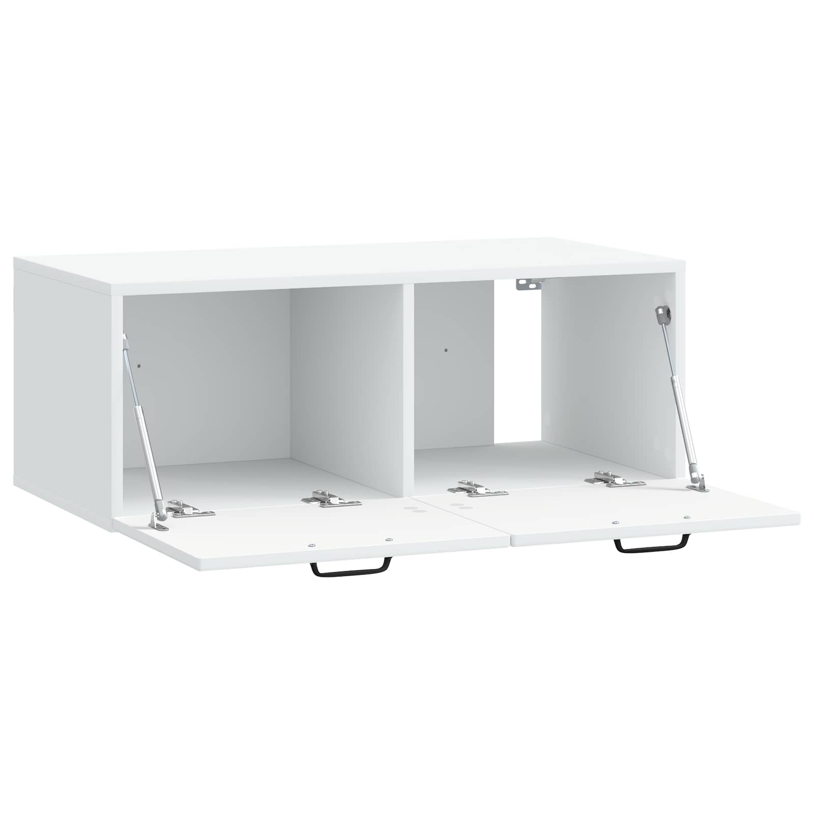 vidaXL Szafka RTV montowana na ścianie Biały 78,5 x 41 x 30 cm