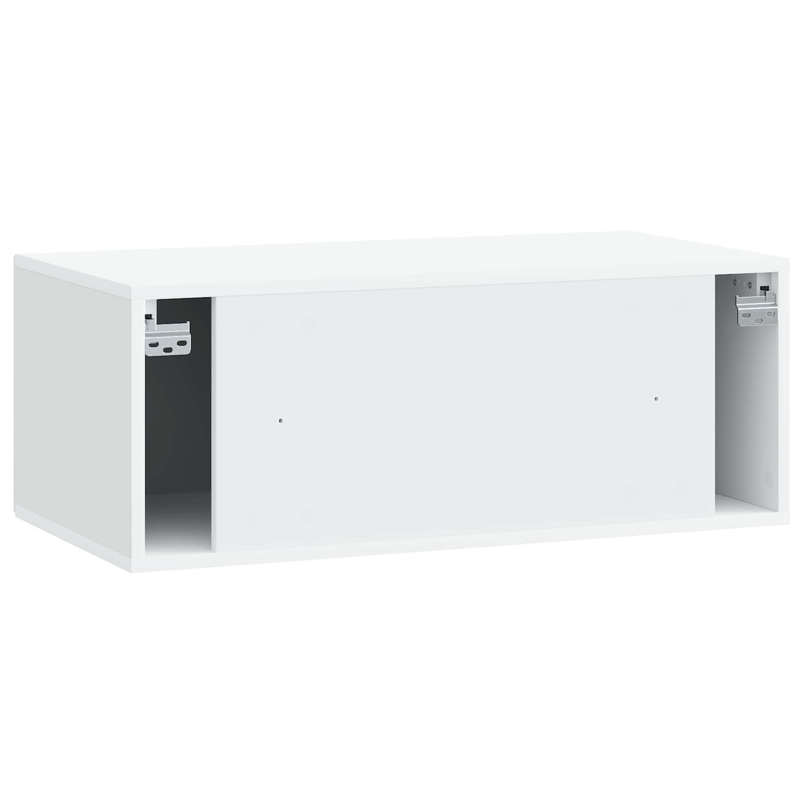 vidaXL Szafka RTV montowana na ścianie Biały 78,5 x 41 x 30 cm