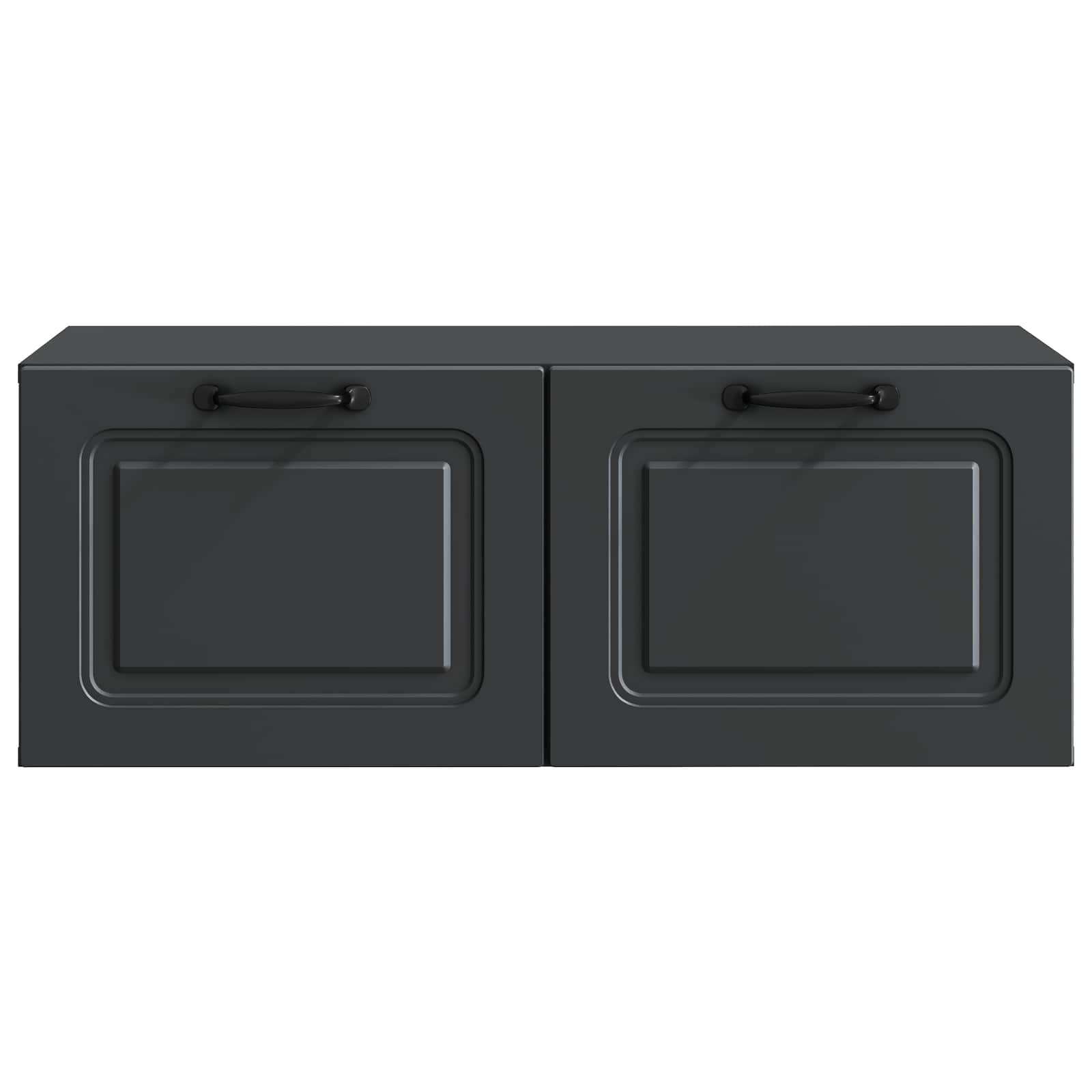 vidaXL Szafka RTV montowana na ścianie Czarny 78,5 x 41 x 30 cm