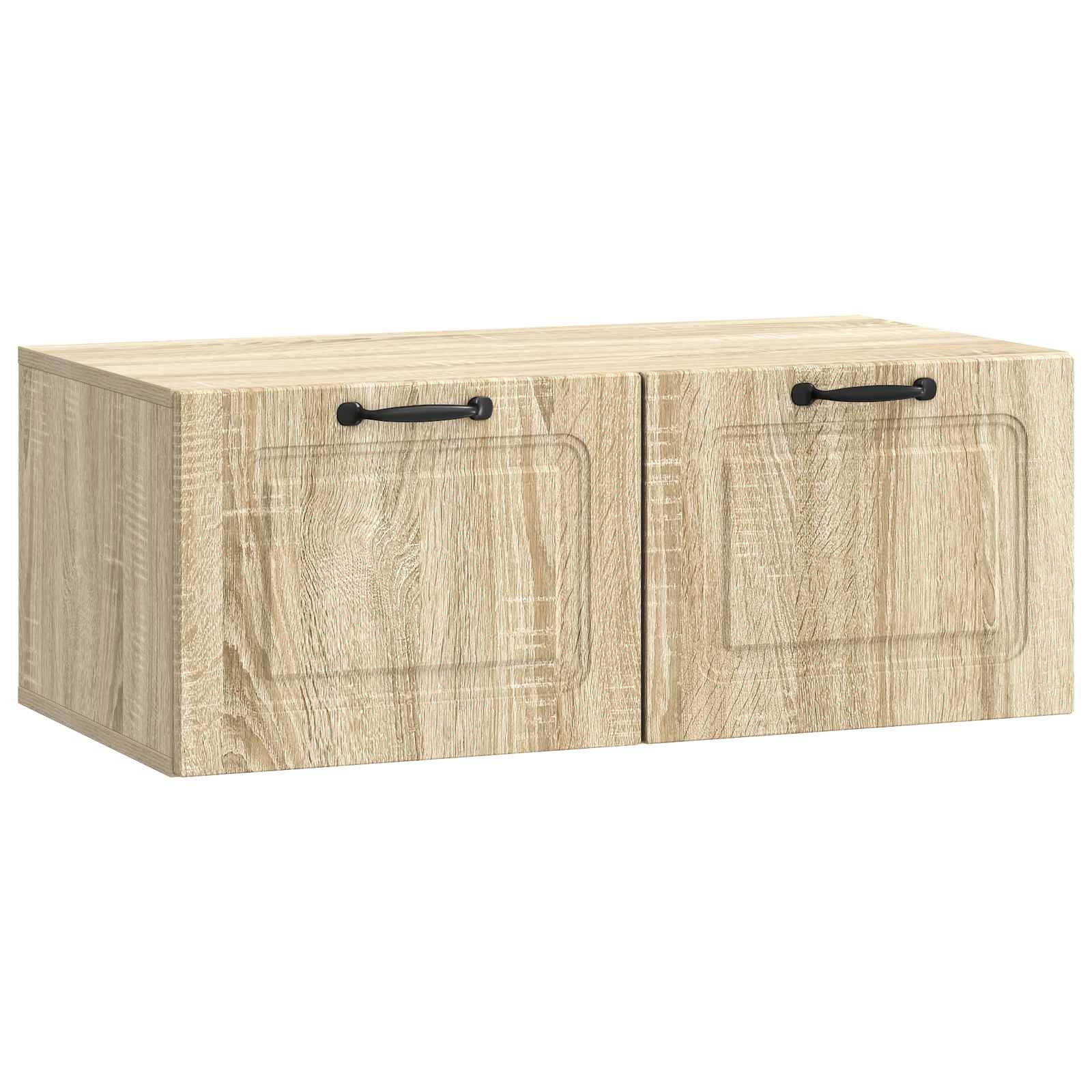 vidaXL Szafka RTV montowana na ścianie dąb Sonoma 78,5 x 41 x 30 cm