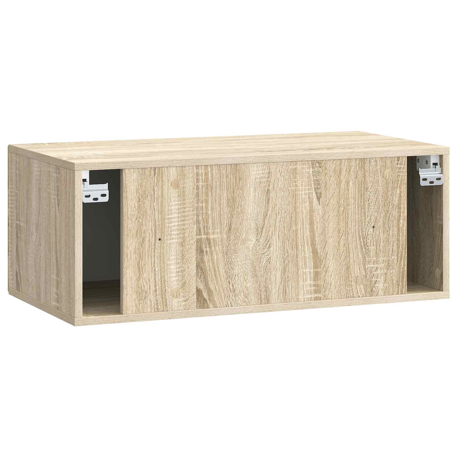 vidaXL Szafka RTV montowana na ścianie dąb Sonoma 78,5 x 41 x 30 cm