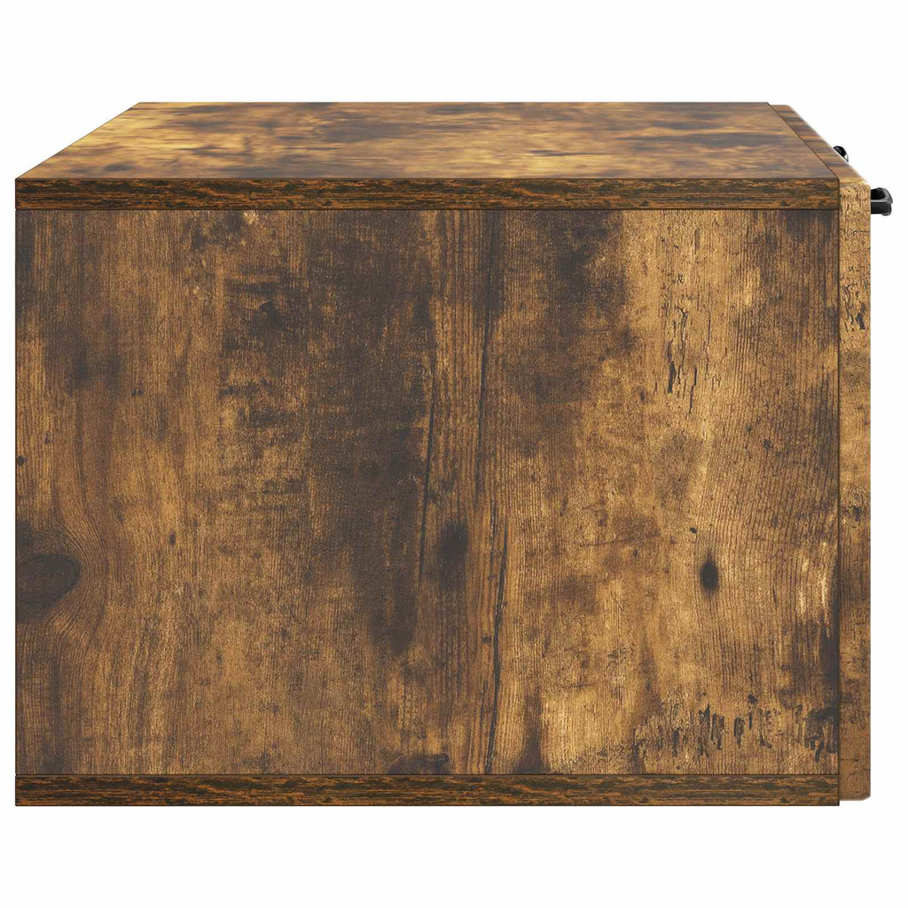 vidaXL Szafka RTV montowana na ścianie Dąb wędzony 78,5 x 41 x 30 cm