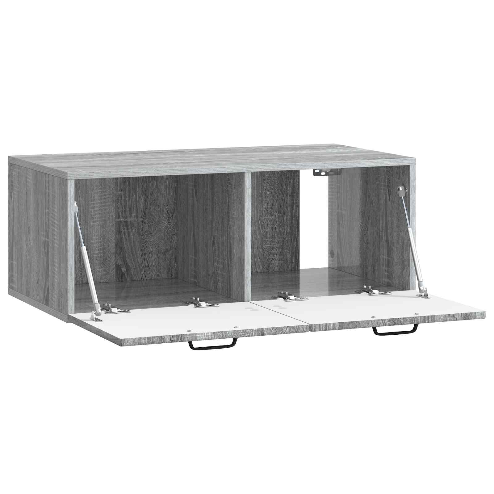 vidaXL Szafka RTV montowana na ścianie Szary Sonoma 78,5 x 41 x 30 cm