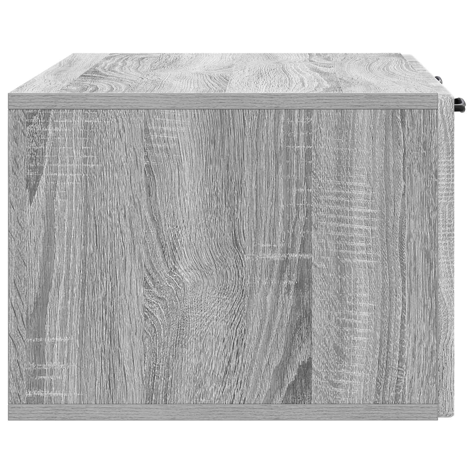 vidaXL Szafka RTV montowana na ścianie Szary Sonoma 78,5 x 41 x 30 cm