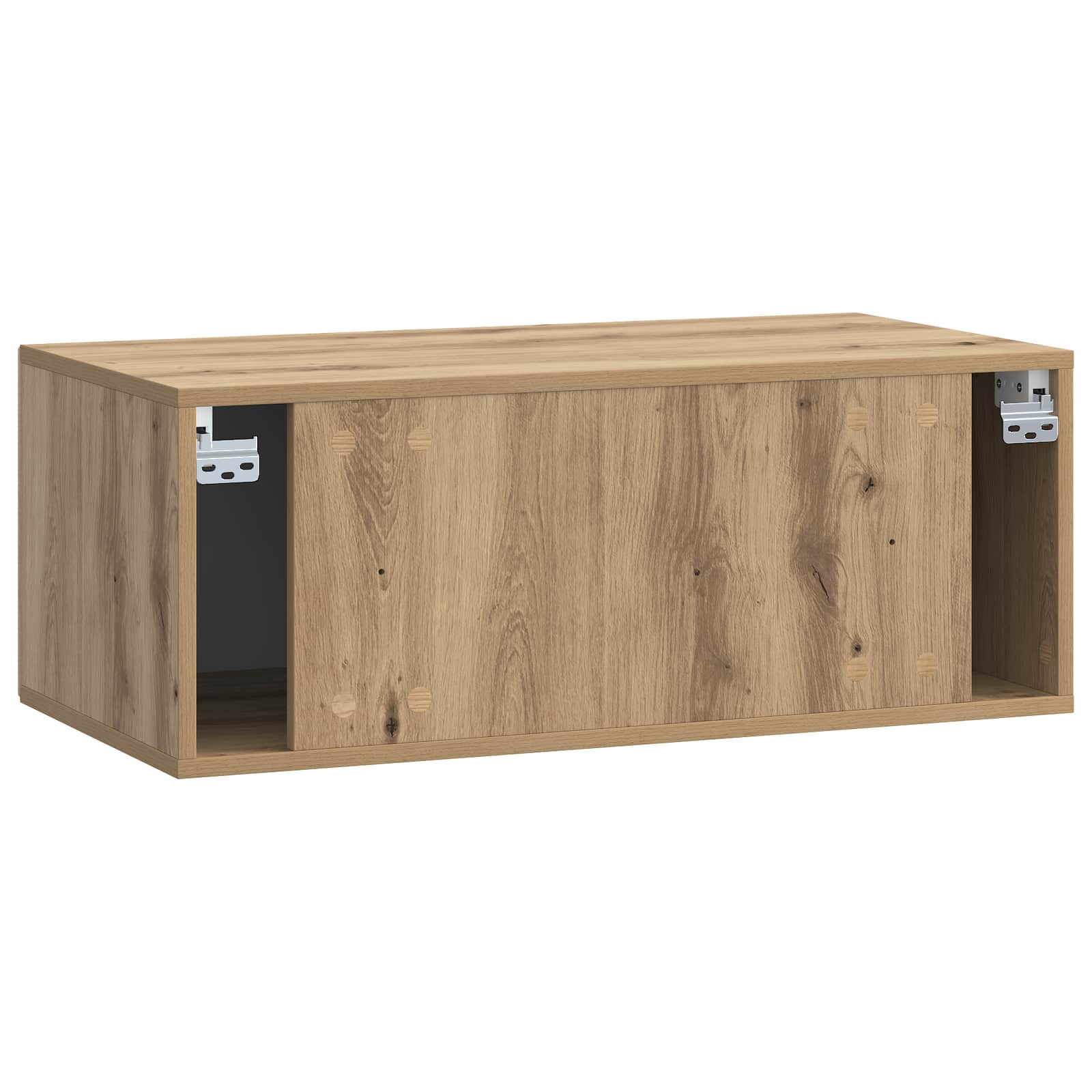 vidaXL Szafka RTV montowana na ścianie Dąb artisan 78,5 x 41 x 30 cm