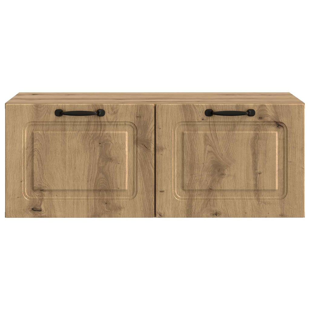 vidaXL Szafka RTV montowana na ścianie Dąb artisan 78,5 x 41 x 30 cm