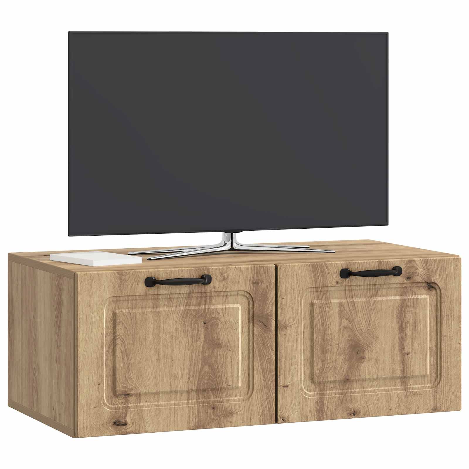 vidaXL Szafka RTV montowana na ścianie Dąb artisan 78,5 x 41 x 30 cm