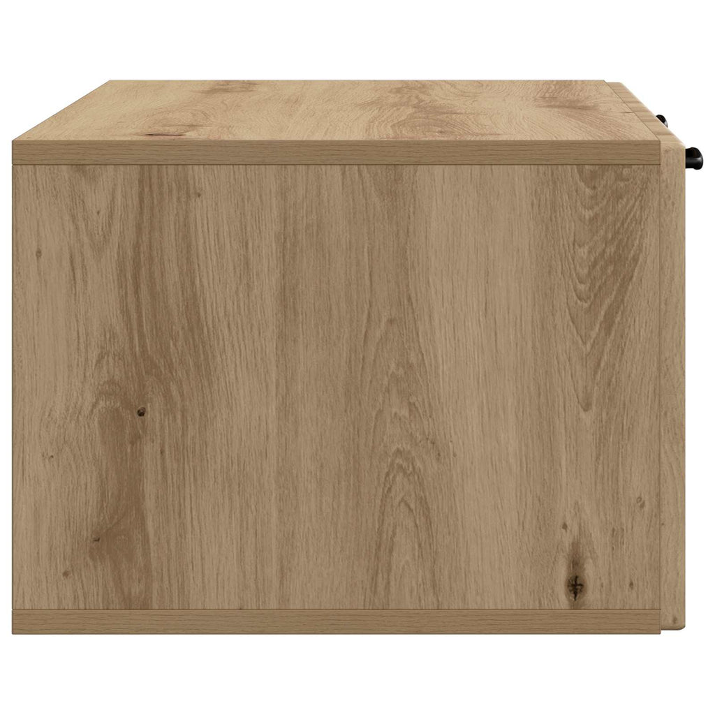 vidaXL Szafka RTV montowana na ścianie Dąb artisan 78,5 x 41 x 30 cm