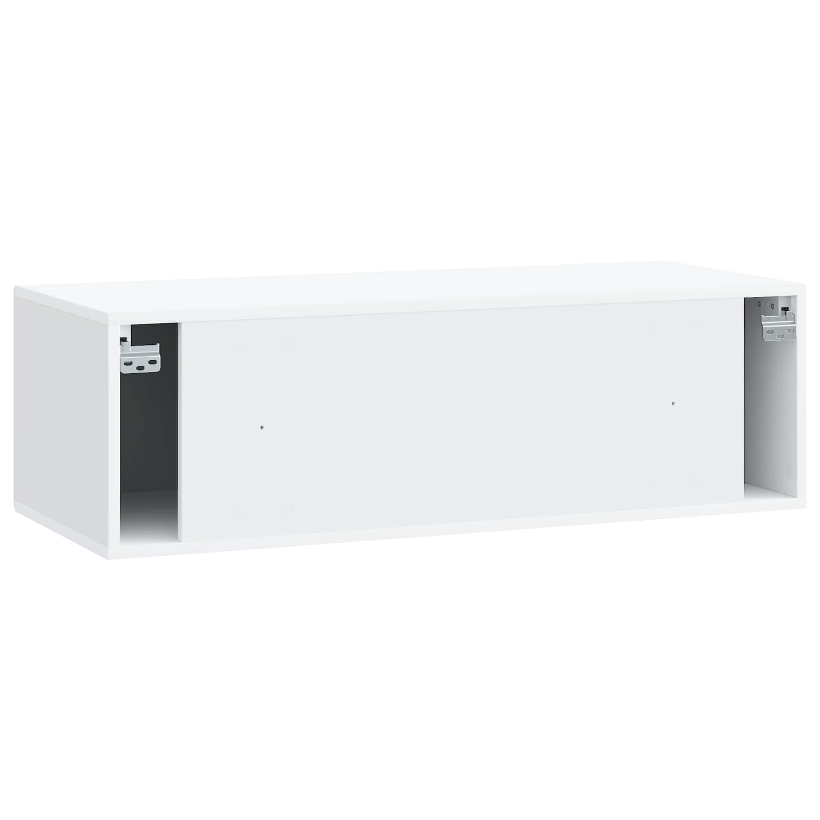 vidaXL Szafka RTV montowana na ścianie Biały 98 x 41 x 30 cm