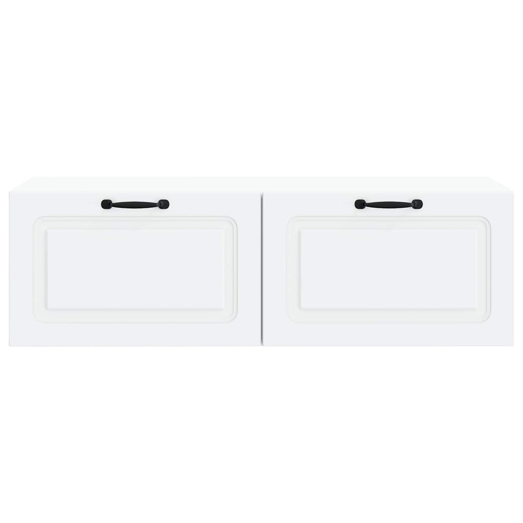 vidaXL Szafka RTV montowana na ścianie Biały 98 x 41 x 30 cm