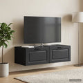 vidaXL Szafka RTV montowana na ścianie Czarny 98 x 41 x 30 cm